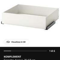 Cassetto Komplement Ikea 75*58