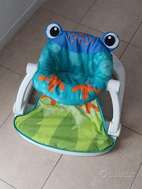 Fisher-Price seggiolino Sit-Me-Up ranocchia