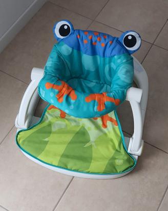 Fisher-Price seggiolino Sit-Me-Up ranocchia