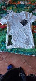 maglia bimbo maniche corte minecraft 