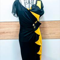 Abito sartoriale Paola Forti ,eleganza bicolore S