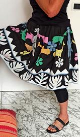 Gonna Etnica 100% Cotone  Made in India Taglia 42