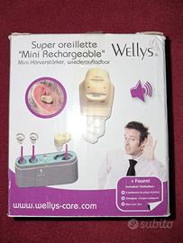 Coppia Amplificatori Acustici Ricaricabili Wellys
