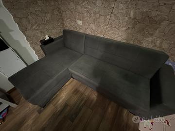 Divano letto con penisola angolare