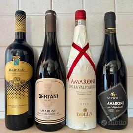 Vino set 4 bottiglie