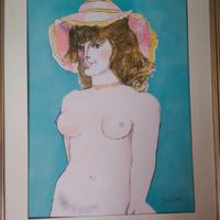 Litografia Franco Gentilini cornice e certificato