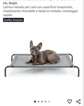 Lettino branda cane medio