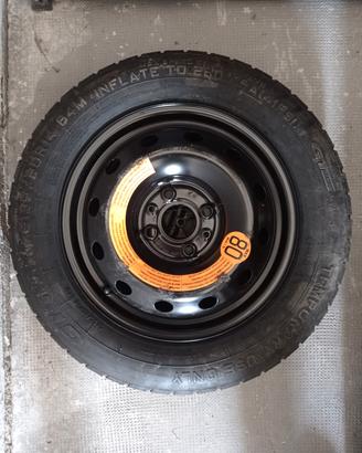kit ruotino 135 80 14 fiat 500 nuovo