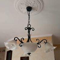 Lampadario artigianato fiorentino 6 luci