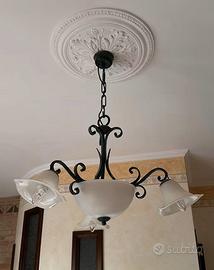 Lampadario artigianato fiorentino 6 luci