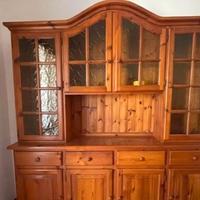 mobile cristalliera 2 pezzi