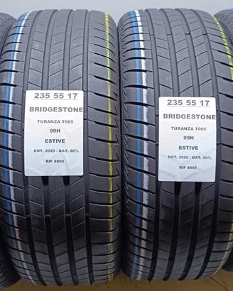 4 GOMME 235 55 17 BRIDGESTONE RIF4805