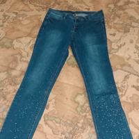 jeans Goldenpoint con i brillantini 