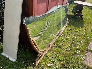 Grande specchiera da credenza o da bar