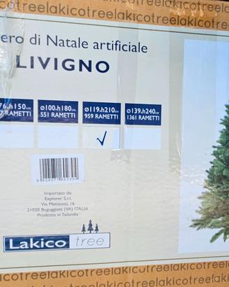 Albero di Natale Livigno Alto 2.10 m
