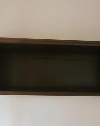 Libreria a muro in legno massello