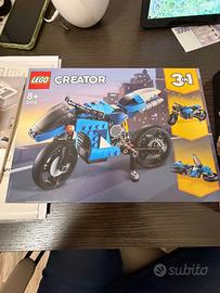 Lego bambini 8+  31114 moto 3 in 1