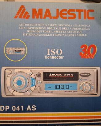 AUTORADIO VINTAGE "MAJESTIC" DP 041 AS