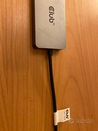 Club 3D - Adattatore attivo USB tipo C a Dual Link