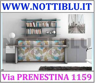 Letto a Scomparsa 365 1p con scrivania abbattibile