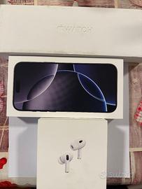 iPhone 16 PM 256GB + Watch 9 + AirPods Pro 2