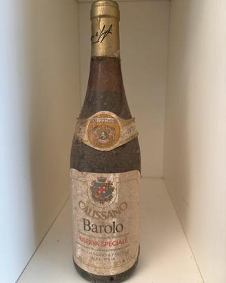 Vino Barolo Calissano riserva DOC 1970
