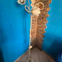 Lampada da terra ferro battuto