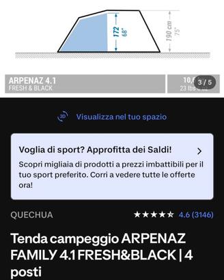 tenda arpenaz family 4.1