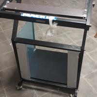 carrello portarack computer e mixer. 