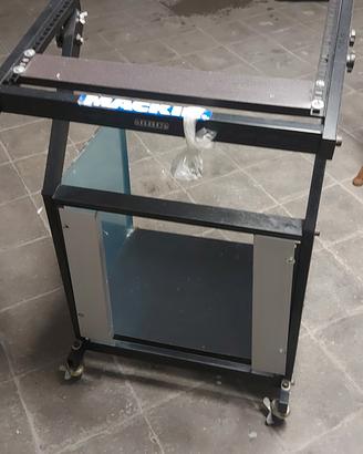 carrello portarack computer e mixer. 