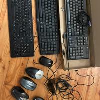 Tastiere e Mouse assortiti Logitec, Microsoft ecc.