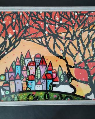 Quadro con cornice decorativo