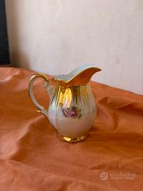 Lattiera vintage pregiata porcellana anni 50/60