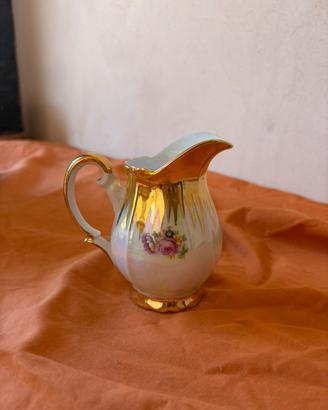 Lattiera vintage pregiata porcellana anni 50/60