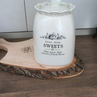 Biscottiera barattolo per biscotti in ceramica