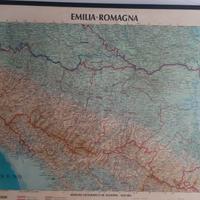 Cartina geografica Emilia Romagna