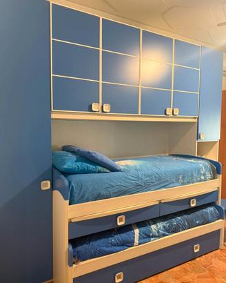 Cameretta blu per bimbo - completa