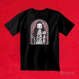 DEMON SLAYER T-SHIRT (S) UNI BLACK NEZUKO