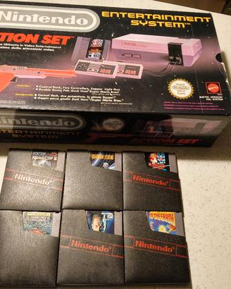 Nintendo NES Action Set MATTEL PAL + 6 Giochi