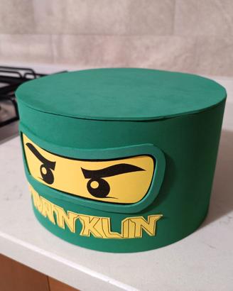 Torta finta in gomma eva Ninjago