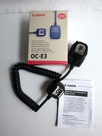 Canon OC-E3  cavo TTL per multi flash Canon Nuovo