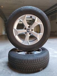 CERCHI IN LEGA DA 17 ORIGINALI AUDI Q3 + GOMME