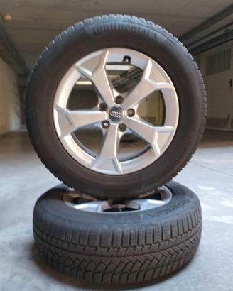 CERCHI IN LEGA DA 17 ORIGINALI AUDI Q3 + GOMME
