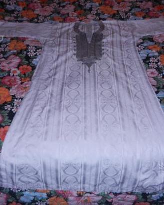 Djellaba Marocchino Bianco