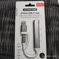 Hub 4 porte usb-c hub