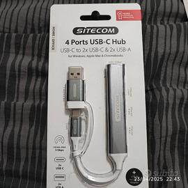 Hub 4 porte usb-c hub