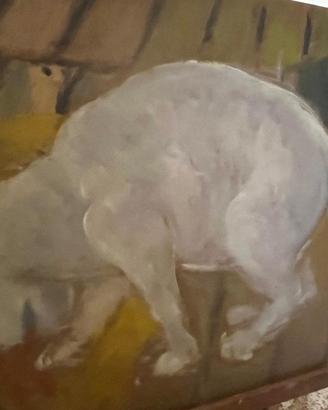 🐈 Dipinto: Il gatto sul tetto