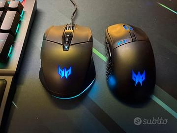 Acer Predator Cestus 335 e 350 gaming mouse