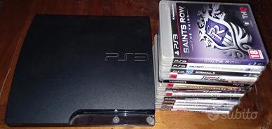 Playstation 3 slim 120 gb accessori e giochi