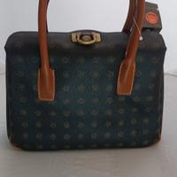 borsa kenzia con riporti in pelle 